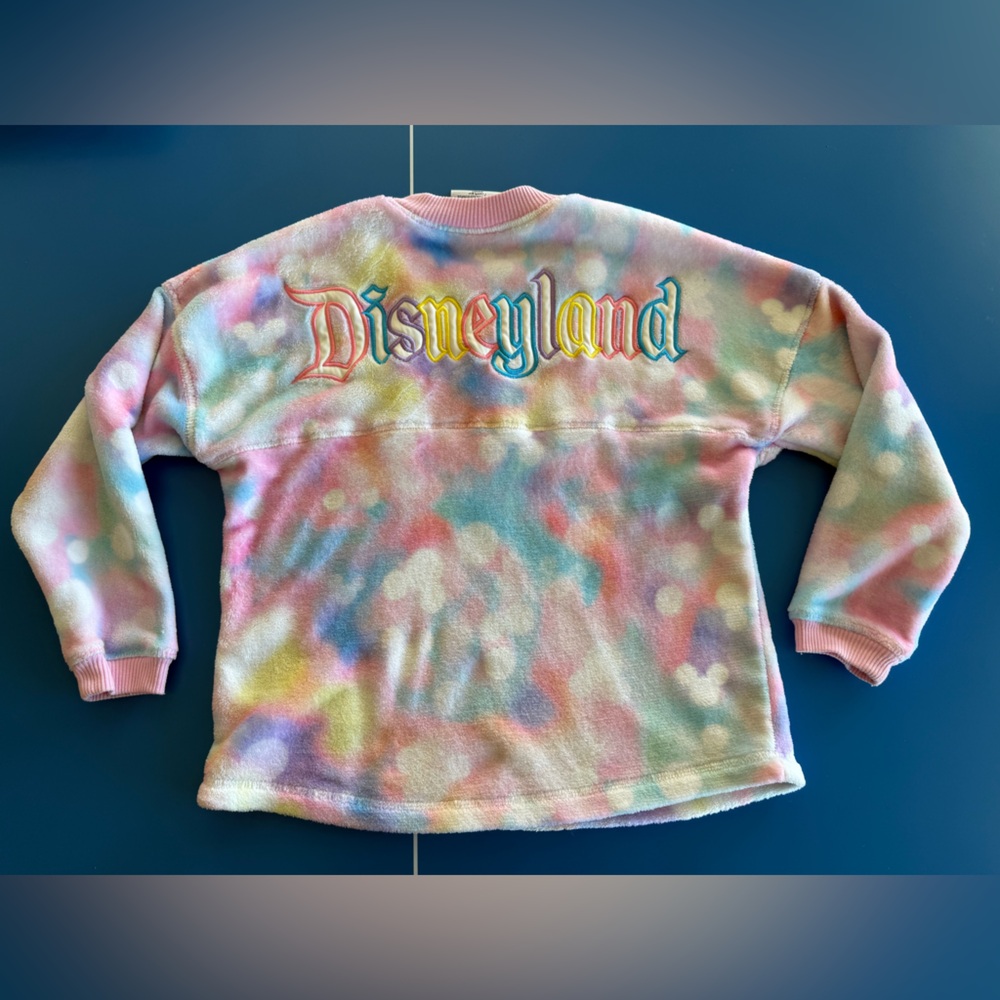 Disney Spirit Jersey Disneyland pastel fleece kids size Large (11/12)